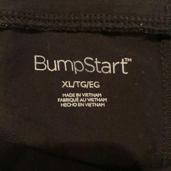 BumpStart black stretchy maternity leggings size XL - Picture 4 of 8